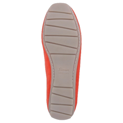 Mocassin en nubuck orange|Grande taille femme|Sioux
