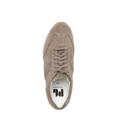 Tennis de ville en  nubuck beige|Grande taille homme|Pius Gabor