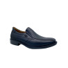 mocassin grande largeur cuir lisse noir|Grande taille homme|Jomos