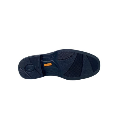 mocassin grande largeur cuir lisse noir|Grande taille homme|Jomos