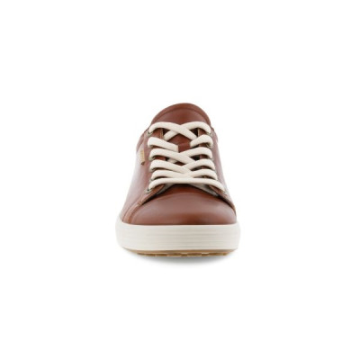 Chaussure basket en cuir cognac | Grande Pointure Femme | ECCO