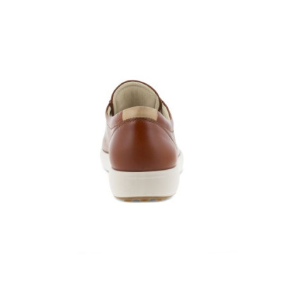 Chaussure basket en cuir cognac | Grande Pointure Femme | ECCO