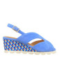 34761 - VELOURS CUIR - BLEU
