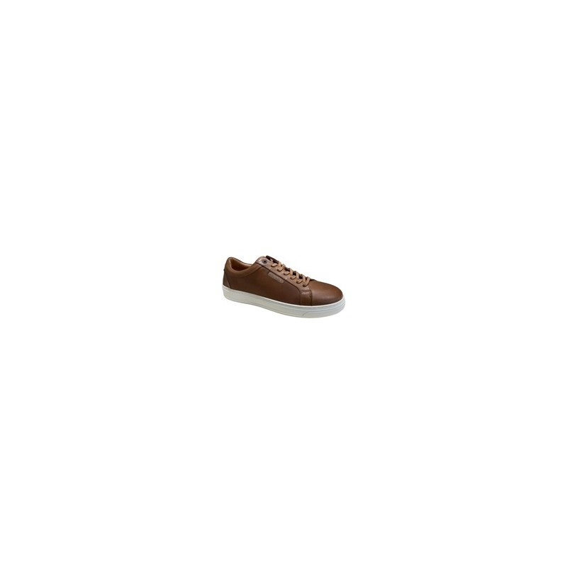 Lacet sport de ville en cuir et textile marron|Grande taille homme|Redskins