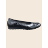 Ballerine croco vernis noir | Grande pointure femme | Gabor