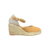 Espadrille en velours cognac|Petite taille femme|Toni Pons