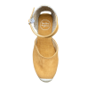 Espadrille en velours cognac|Petite taille femme|Toni Pons