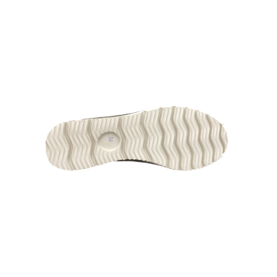 Basket compensée en daim et cuir beige|Petite taille femme|Ellen Kassel