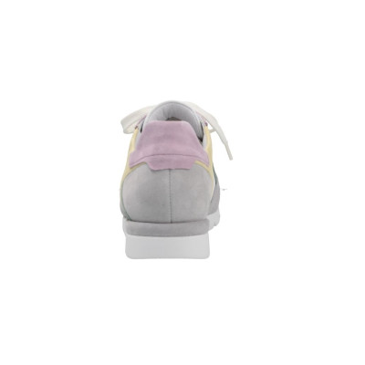 sneakers nelly verte à lacets plats 8245