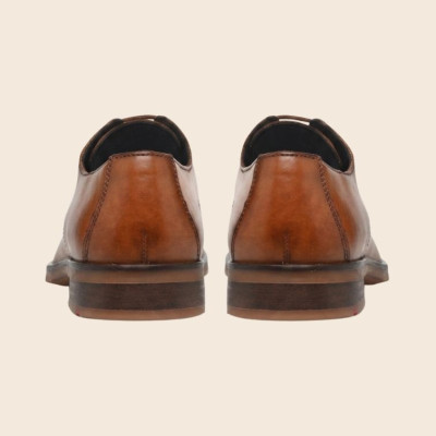 Derby en cuir cognac|Grande taille homme|Lloyd