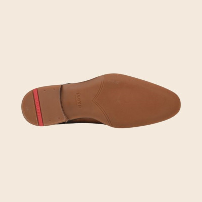 Derby en cuir cognac|Grande taille homme|Lloyd