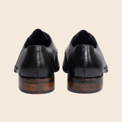 Derby en cuir noir|Grande taille homme|Lloyd