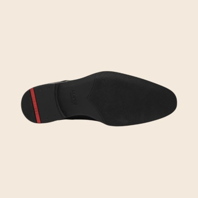 Derby en cuir noir|Grande taille homme|Lloyd