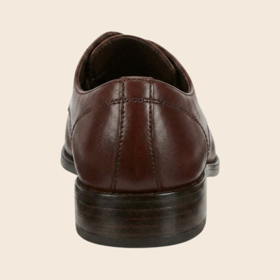 derby cuir lisse marron| grande pointure homme | ecco