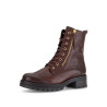 Boots à lacets en cuir marron |Grande pointure femme | Gabor