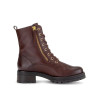 Boots à lacets en cuir marron |Grande pointure femme | Gabor