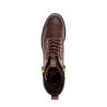 Boots à lacets en cuir marron |Grande pointure femme | Gabor