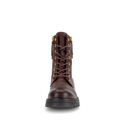 Boots à lacets en cuir marron |Grande pointure femme | Gabor