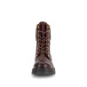 Boots à lacets en cuir marron |Grande pointure femme | Gabor