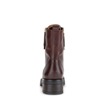 Boots à lacets en cuir marron |Grande pointure femme | Gabor
