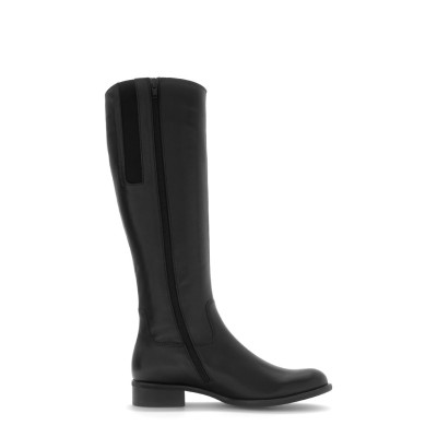 Botte en cuir noir mollet XS | Grande taille femme | GABOR