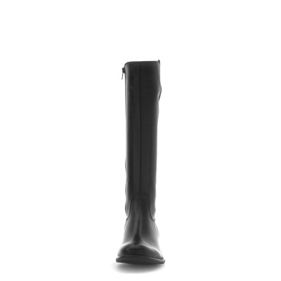 Botte en cuir noir mollet XS | Grande taille femme | GABOR