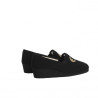 Chausson en alcantara noir petite talon |Petite Taille Femme| EXQUISE