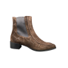 bottine pointue croco d8705