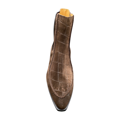 bottine pointue croco d8705