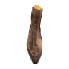 bottine pointue croco d8705